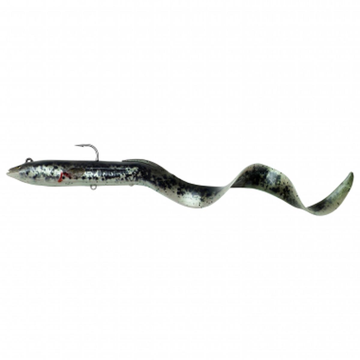 Soft Bait 4D Real Eel (Black Green Pearl PHP)