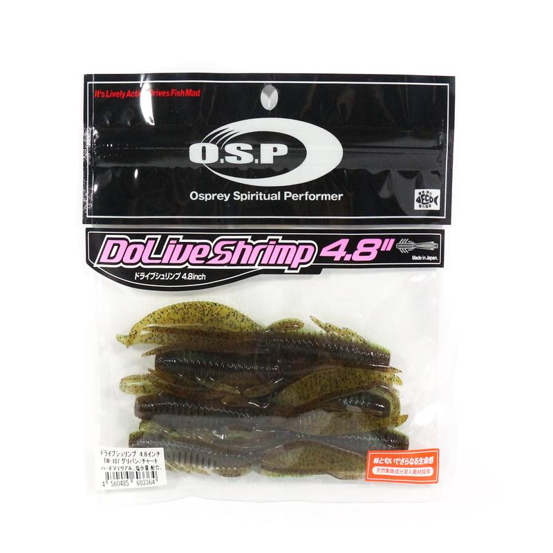 OSP Soft Lure Dolive Shrimp 4.8 Inches W-107 (3364)