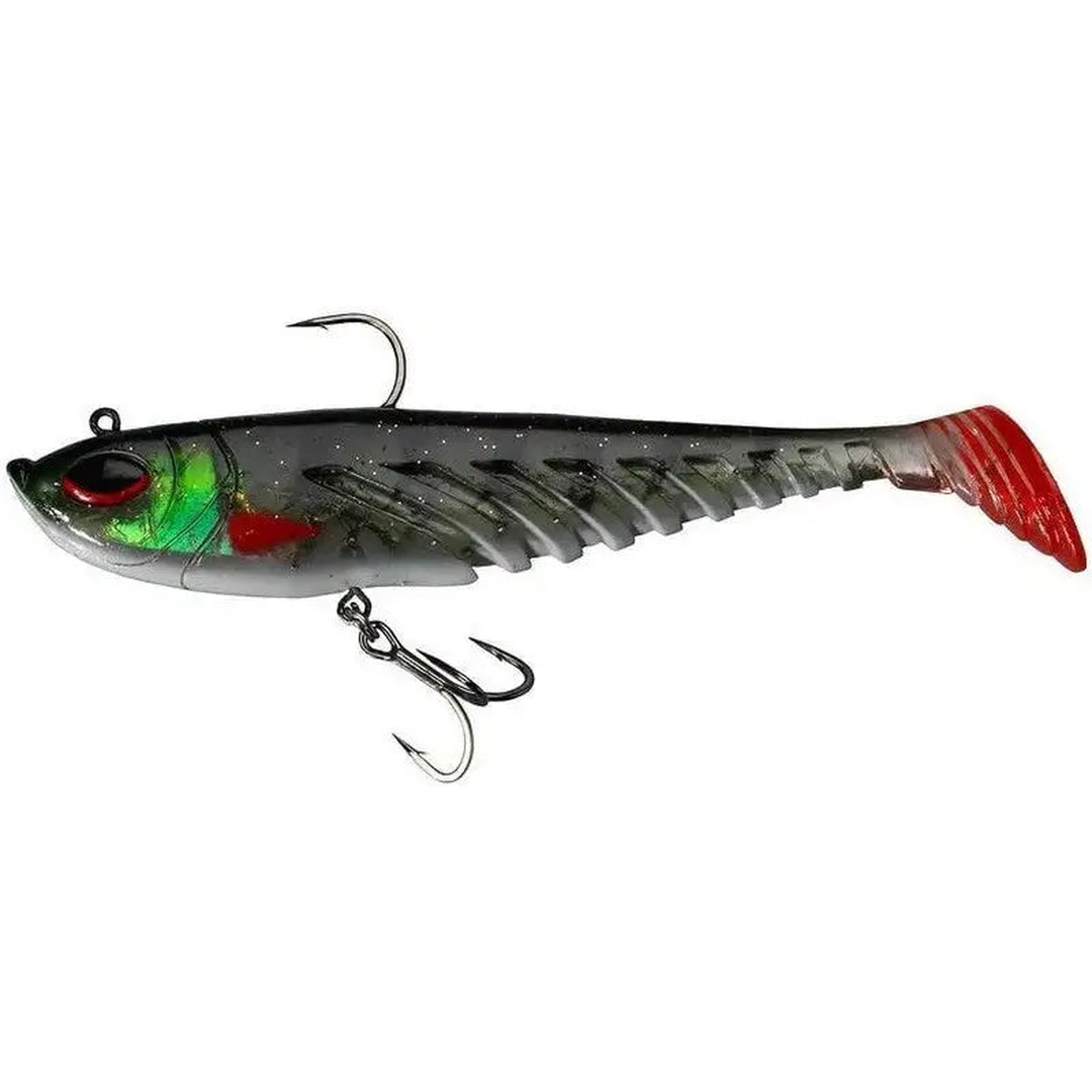 Power Bait Pre-Rigged Giant Ripple Vibrating Tail Fishing Lure - Pike 16cm