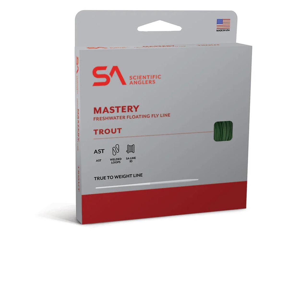 SCIENTIFIC ANGLERS MASTERY TROUT FLY LINE (OPTIC GREEN)