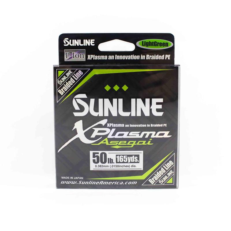 Sunline P.E Line Asegai Xplasma 165yds P.E 5 50lb Light Green (6704)