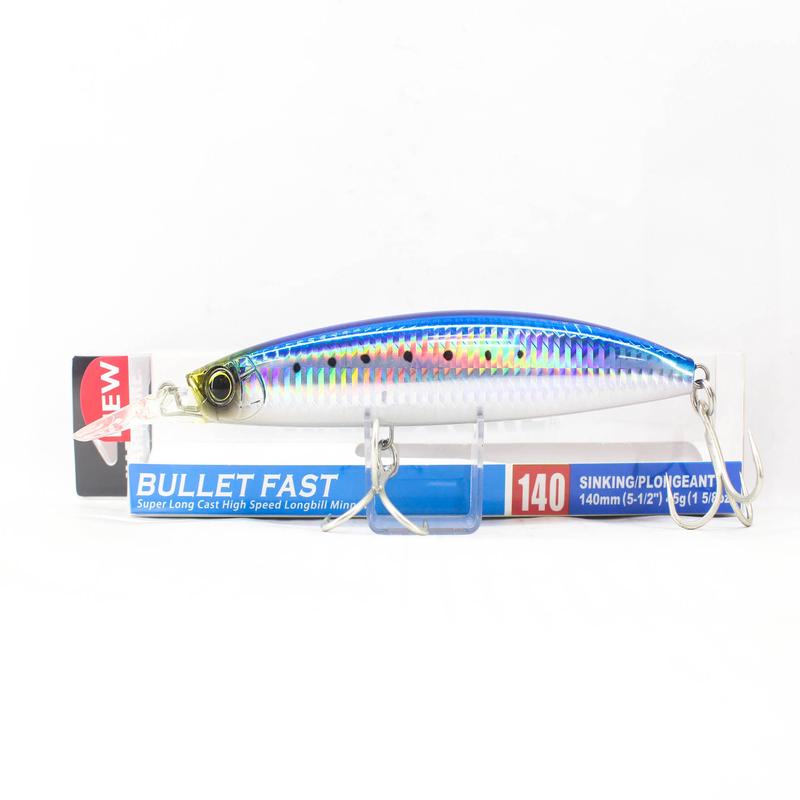 Yo Zuri Duel Hardcore Bullet Fast 140 mm Sinking Lure F1244-HIW (7604)
