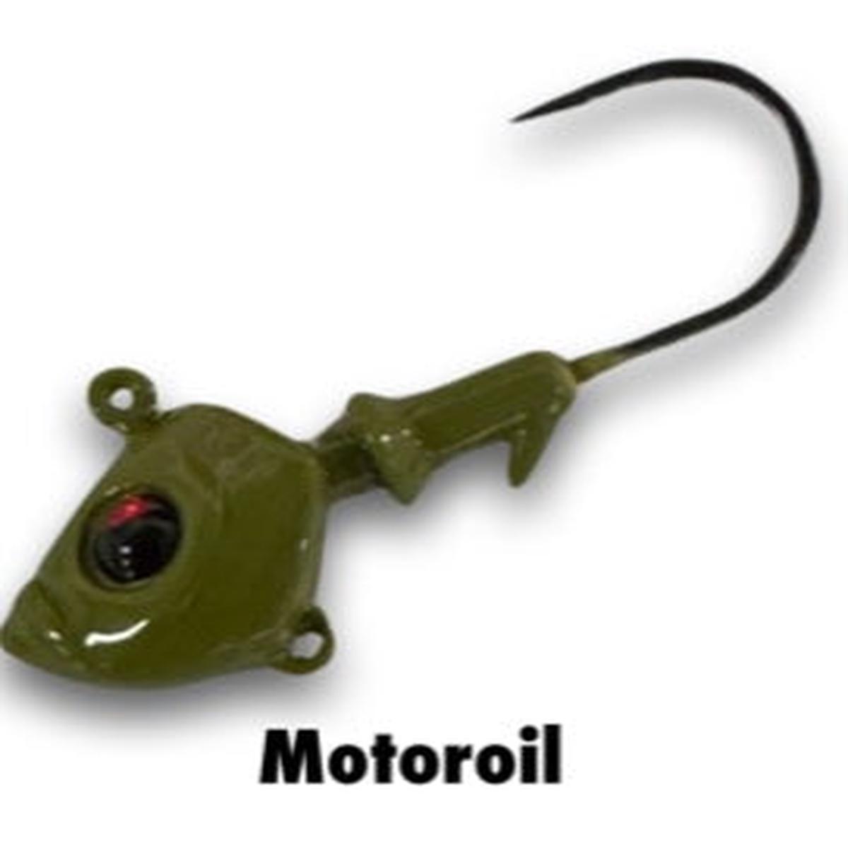 SPINWRIGHT GRUBBIN JIG HEAD OLIVE