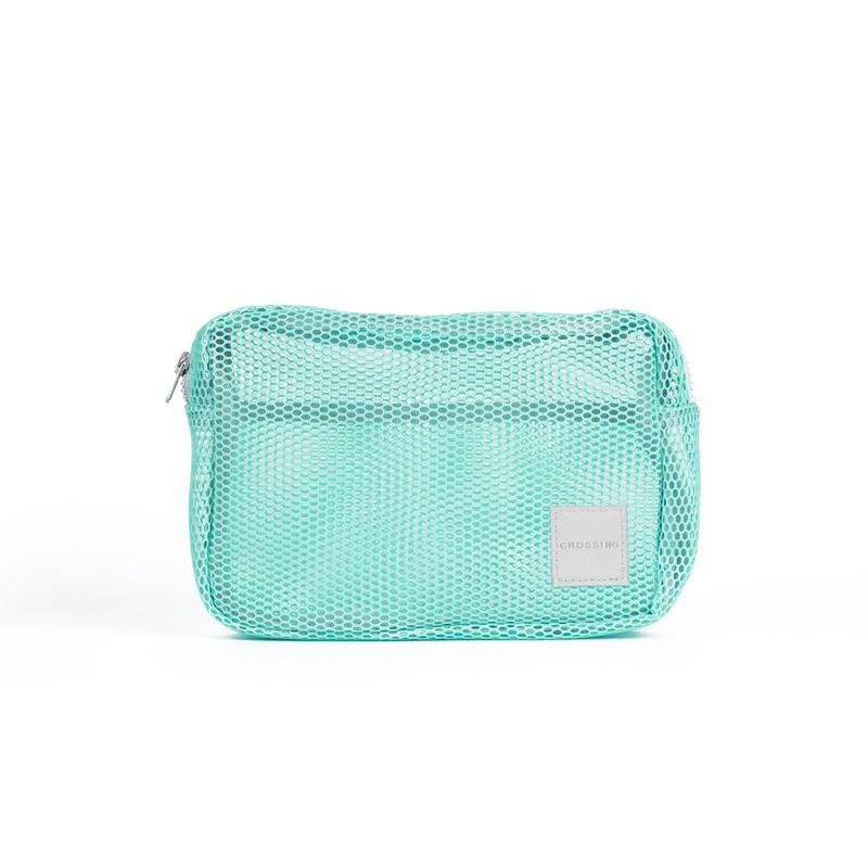 Crossing Jules Everywhere Mesh Pouch (Large) - Mint/Grey