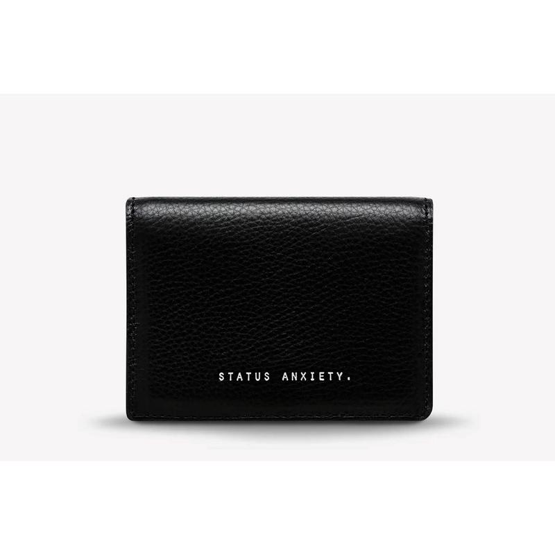 Status Anxiety Easy Does It Wallet - Black