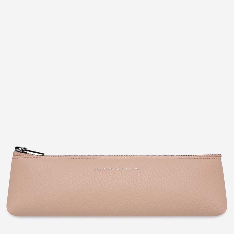Status Anxiety Pens Down Pencil Box - Dusty Pink