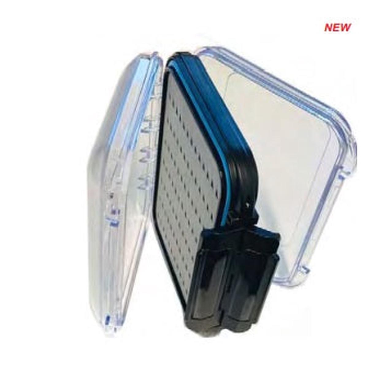 TODD FLY BOX- CLEAR DOUBLE SIDED TRI-SLIT FOAM