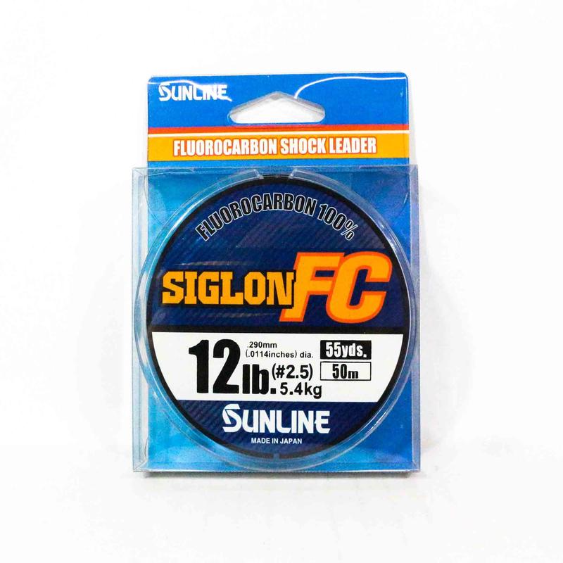 Sunline Fluorocarbon Leader Siglon FC 100% 50m 12lb Diameter 0.29mm (8302)