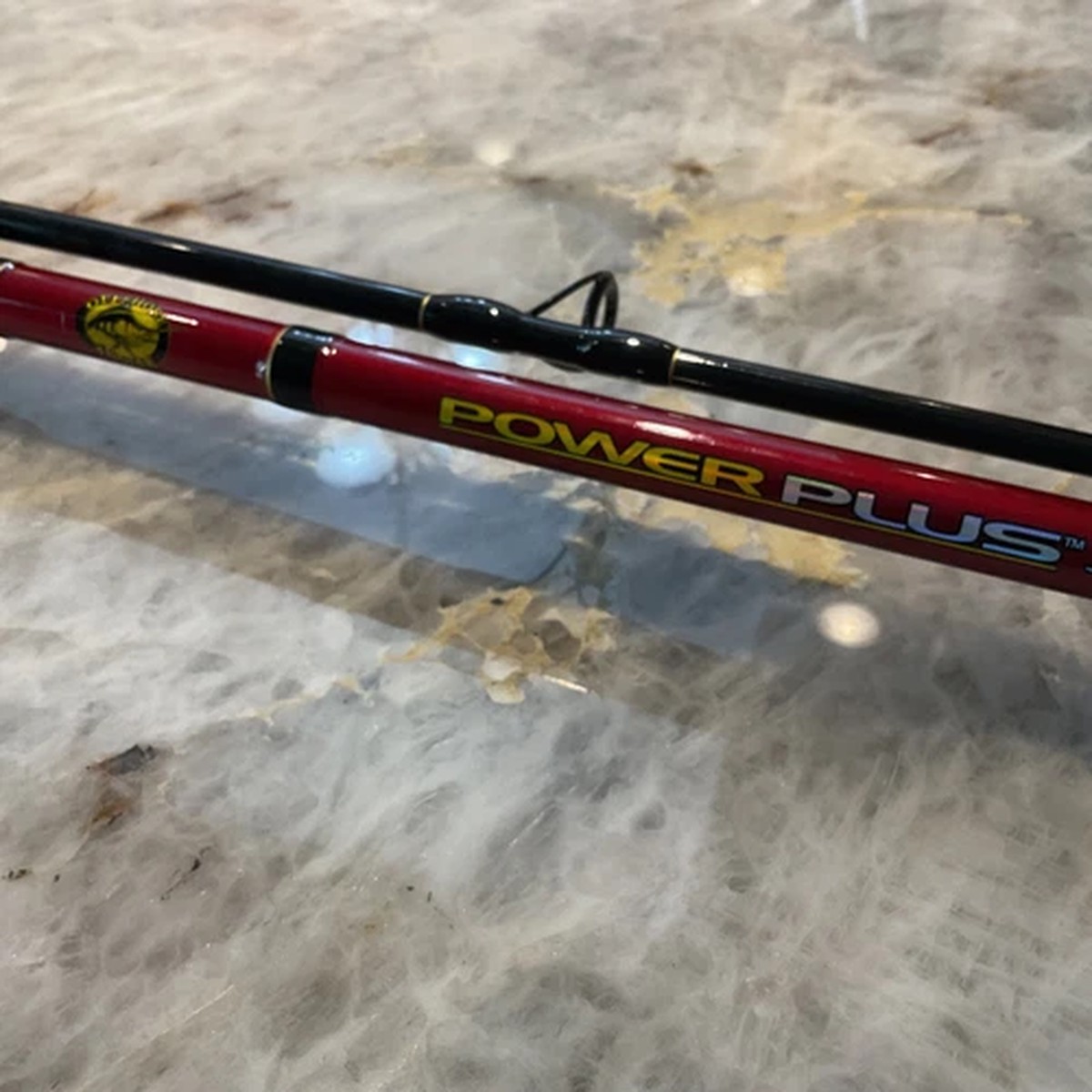 Fishing Rods - NEW BASS PRO 7' 2pc. POWER PLUS MED/hvy. SPINNING rod