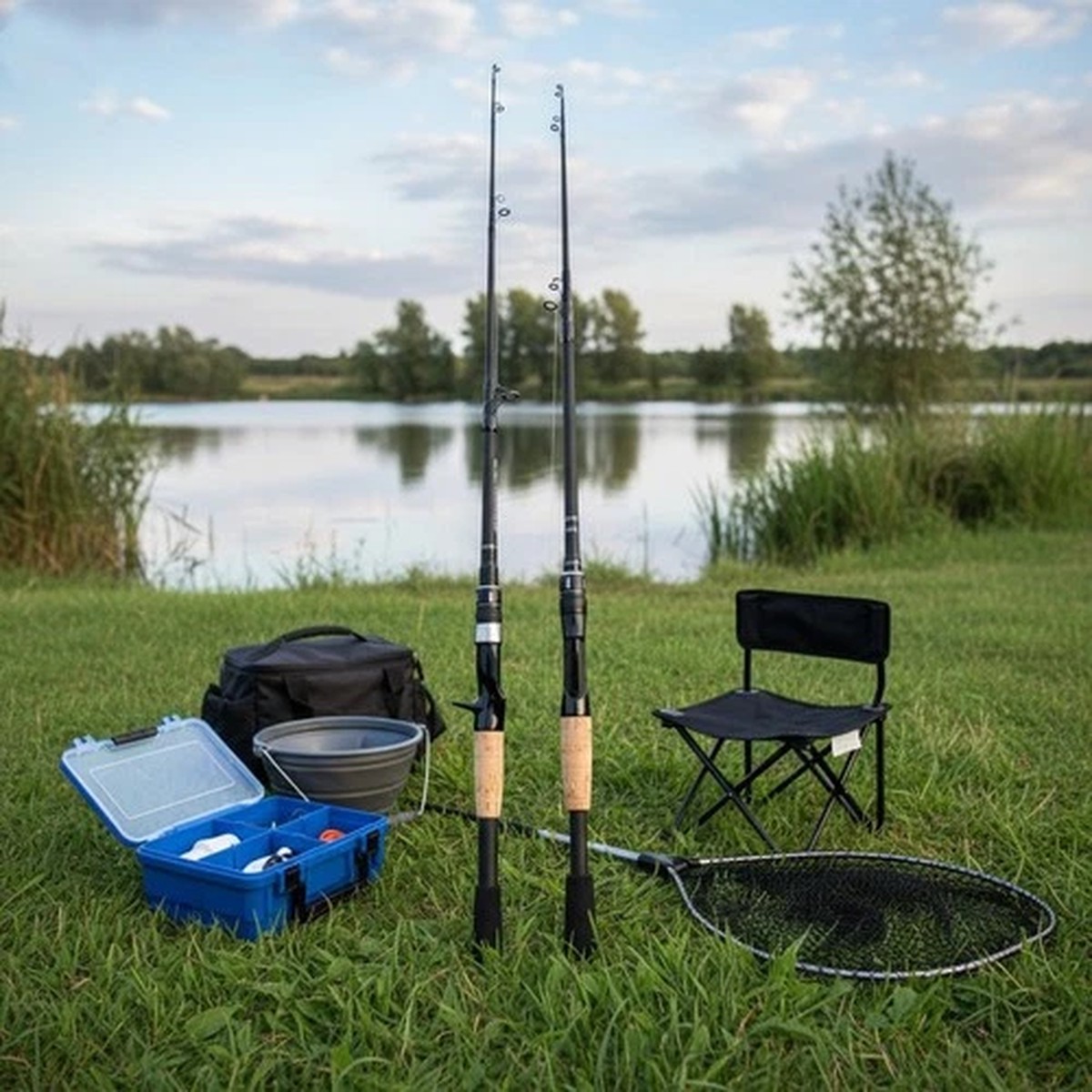 Portable Fishing Gear Telescopic Rod Collapsible Design 5-8 Adjustable Sections