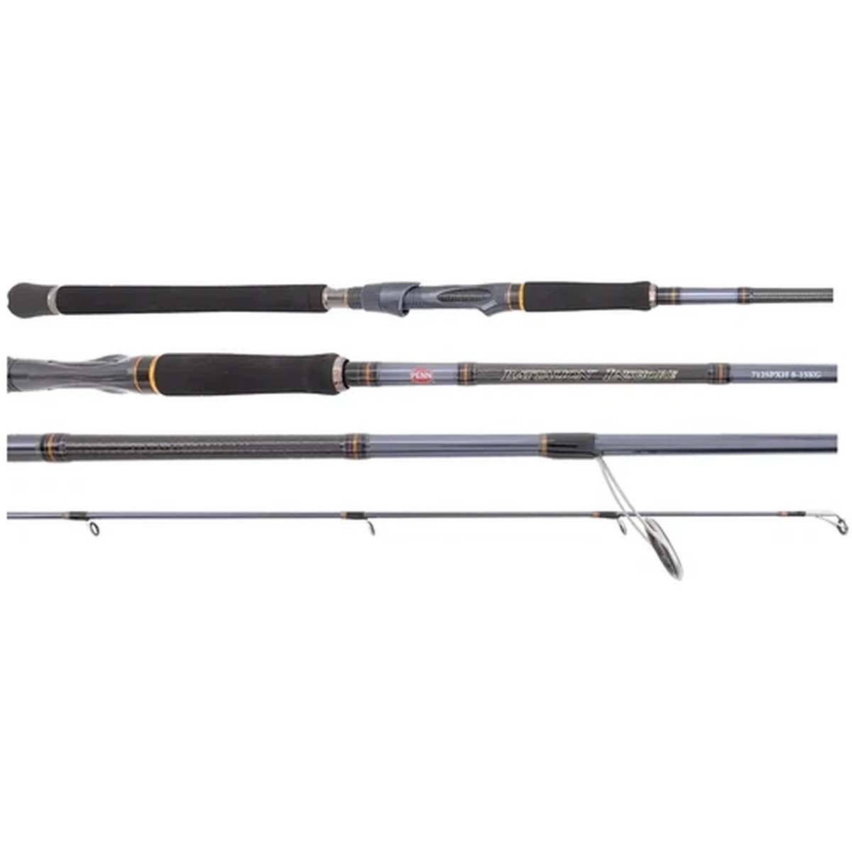 PENN Conflict 762M 7'6" Spin Rod - 6-10kg, Fuji O Ring Guides, EVA Grip 2 Piece