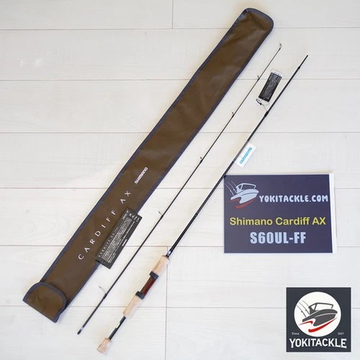 Shimano 21 Cardiff AX S60UL-FF Spinning Rod for Trout
