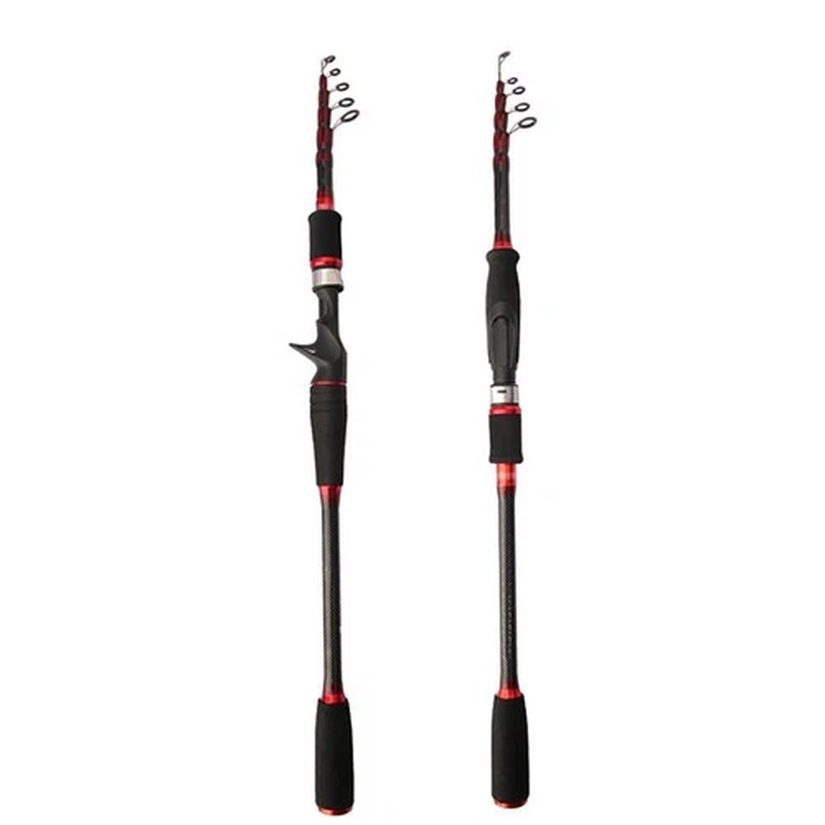 Backpack Friendly Telescopic Rod Carbon Fiber SIC Guide Rings Large Guide Rings