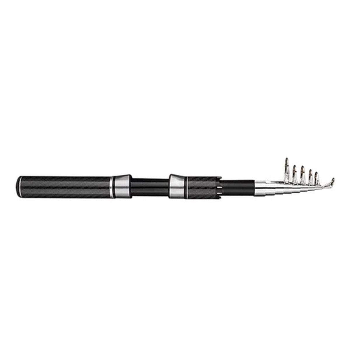 Carbon Telescopic Fishing Rod 32cm Collapsed 1.6-2.7m for Travel and Shore Use