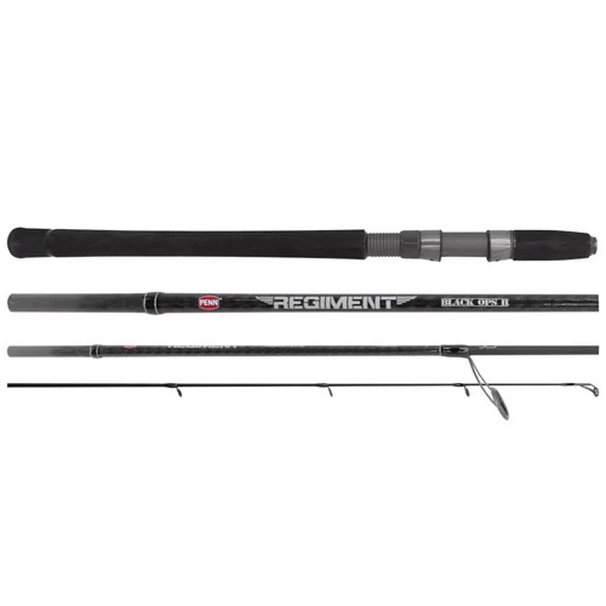 Penn Regiment Black Ops II 6'3'' 1 Piece PE 2-4 Spin Fishing Rod 631 + Warranty