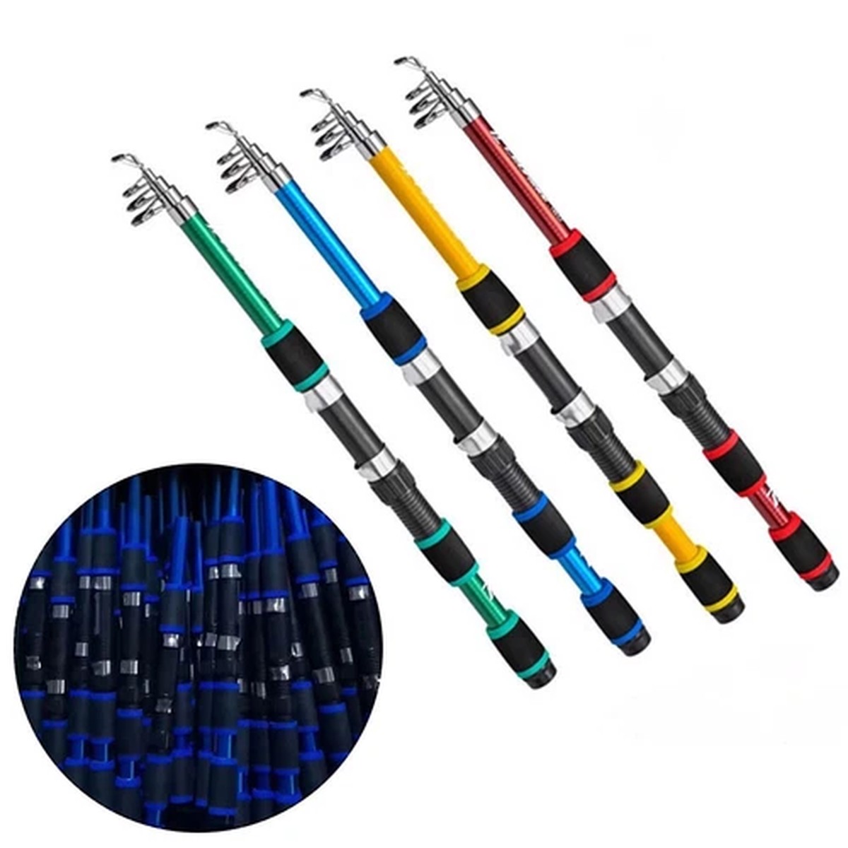 Fishing Rod and Reel For Combo in Camouflage Design for Blending with Nature