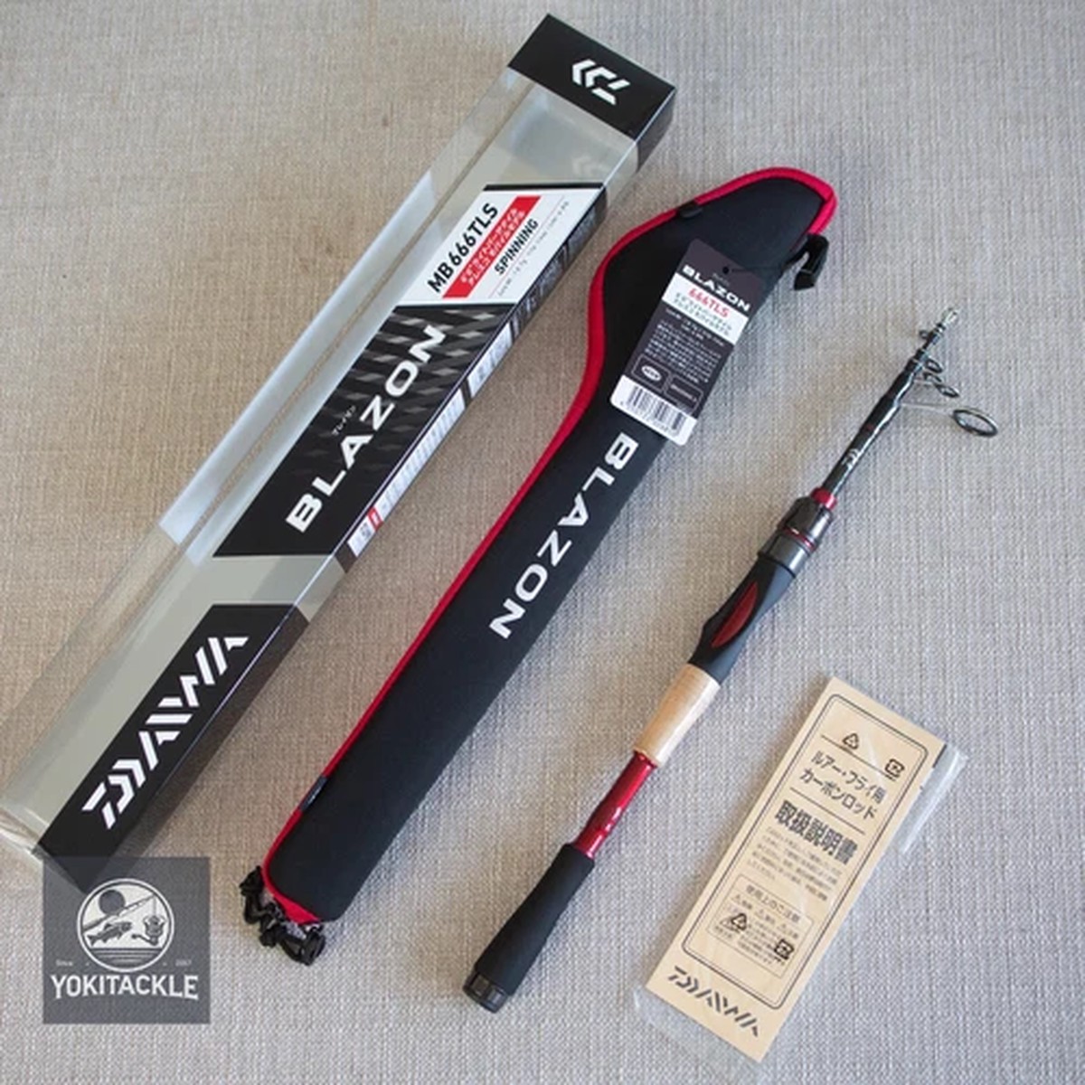 Daiwa Blazon Mobile 666TLS Bass Fishing Rod Shipping From JAPAN