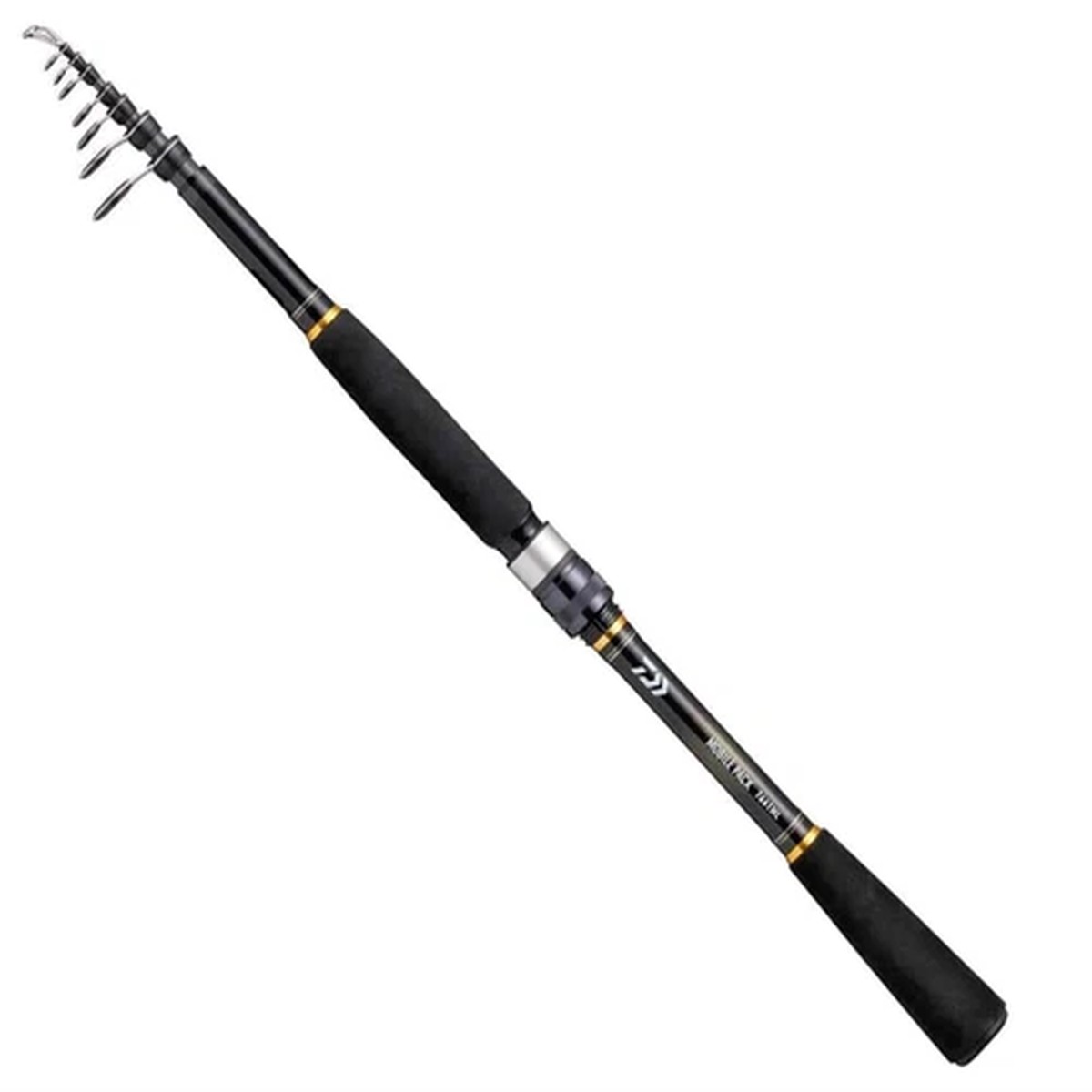 Daiwa Mobile Pack 905TM-Q Black Telescopic Spinning Rod Seabass Japan New