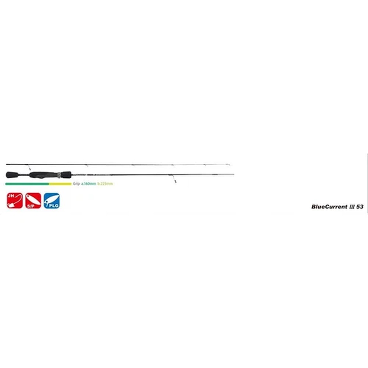 YAMAGA Blanks Blue Current III 53 Spinning Rod