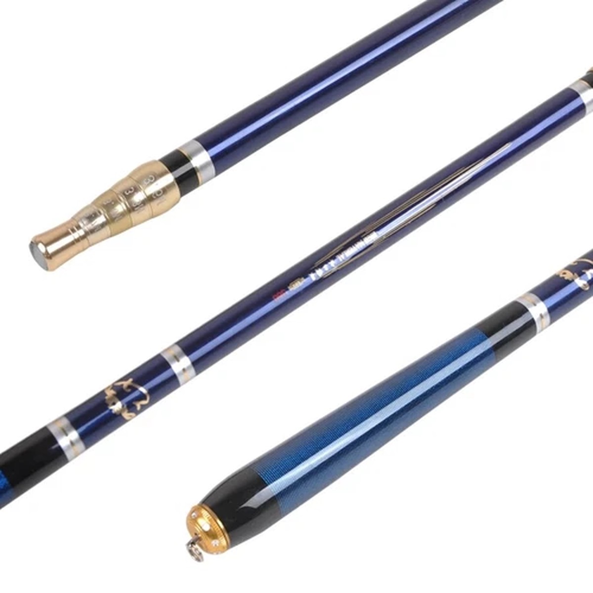 3.6M-6.3M Carbon Fiber Four Positioning Fishing Rods Telescopic Stream Feeder
