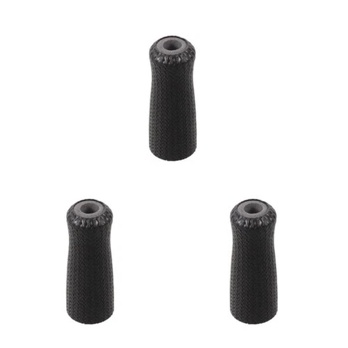 3pcs DIY Fishing Rod Butt Grip: Carbon Fiber Handle - 10mm DIY Flying/ Spinning