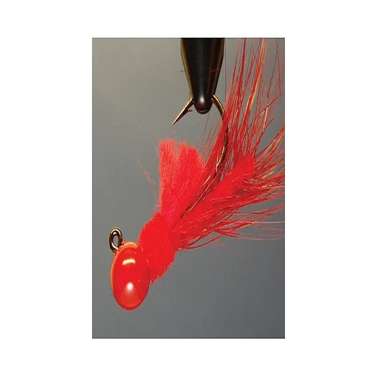 Hawken Fishing 1/4oz Aerojig Hackle Jig (Red)