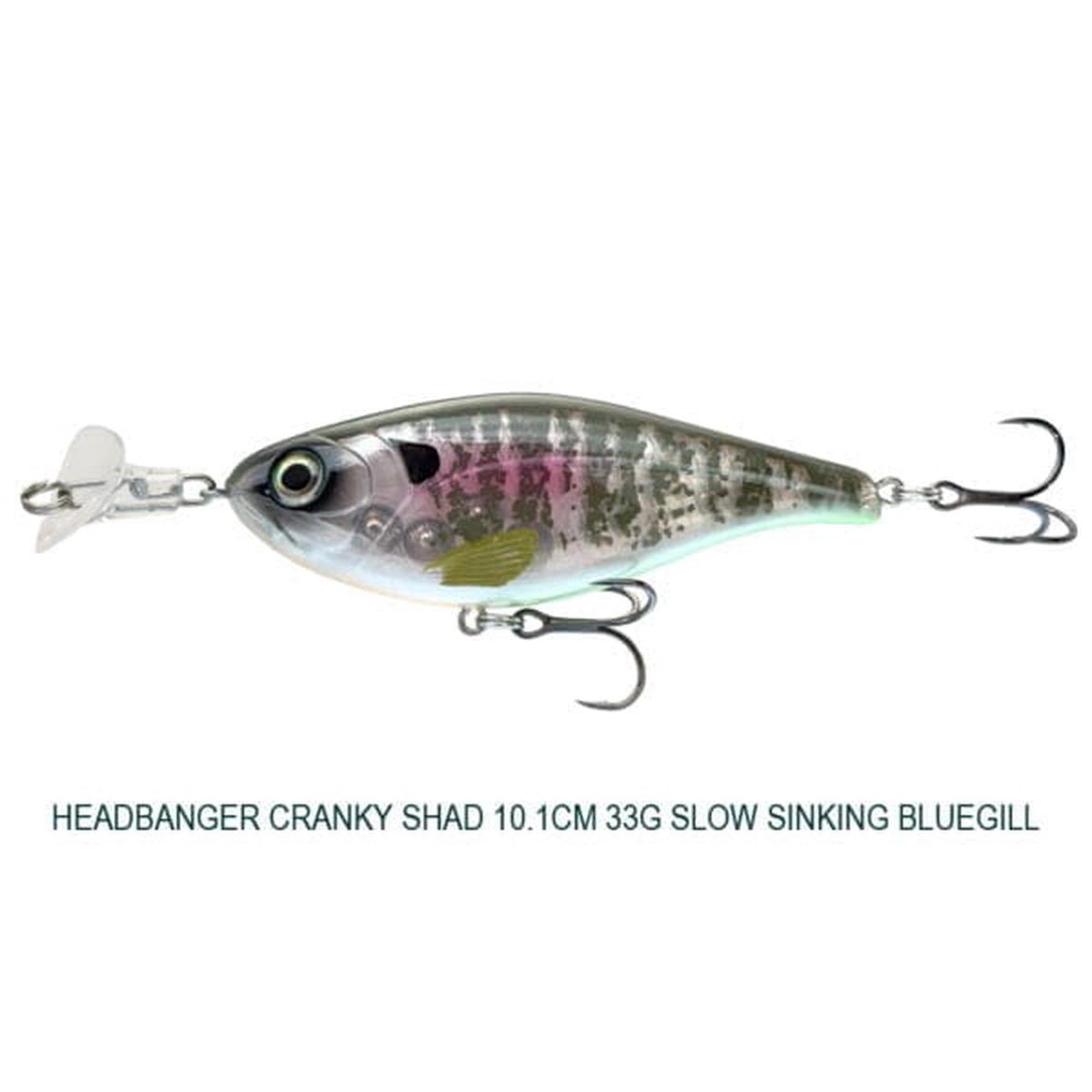 Headbanger Cranky Shad 10.1cm 33g Slow Sinking Bluegill