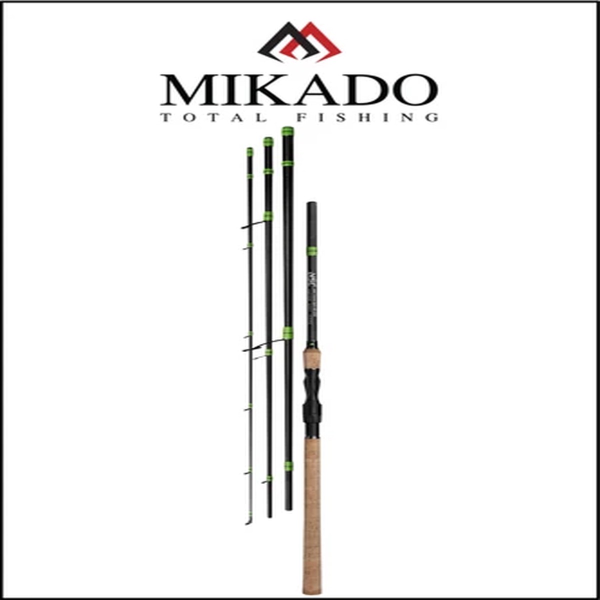 Mikado NSC Travel Spin 4 Piece Fishing rod MH 240cm 15-70g CW Lightweight