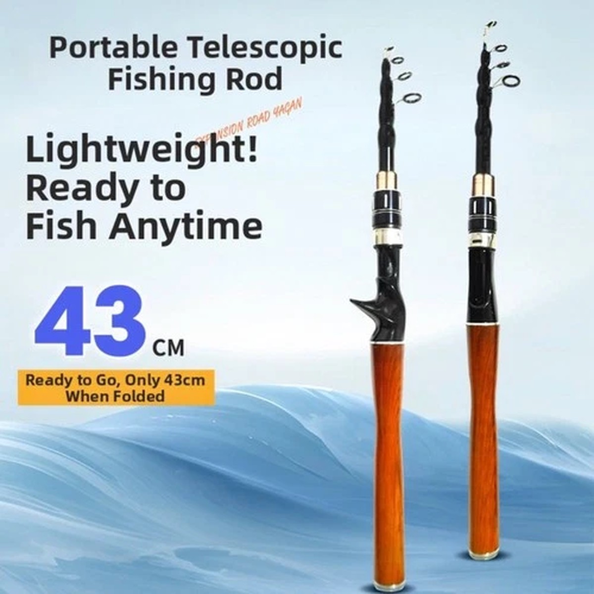ML Telescopic Fishing Rod Carbon Fiber Lightweight Spin Cast for Anglers