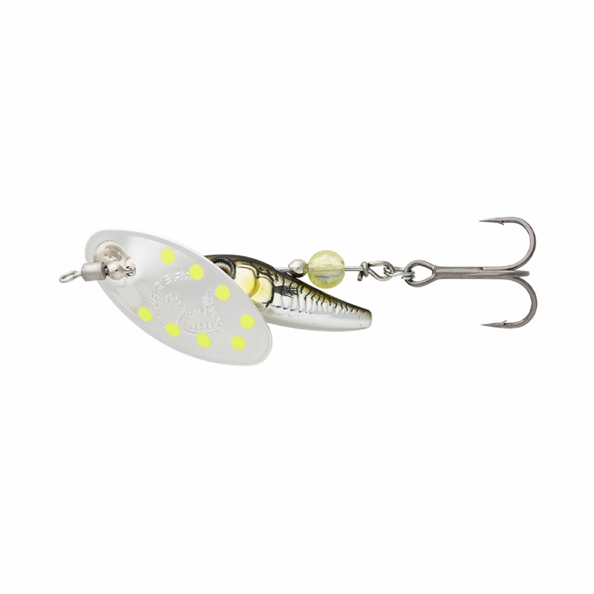 Savage Gear Stickleback Spinner #3 9.1g Green Silver AYU