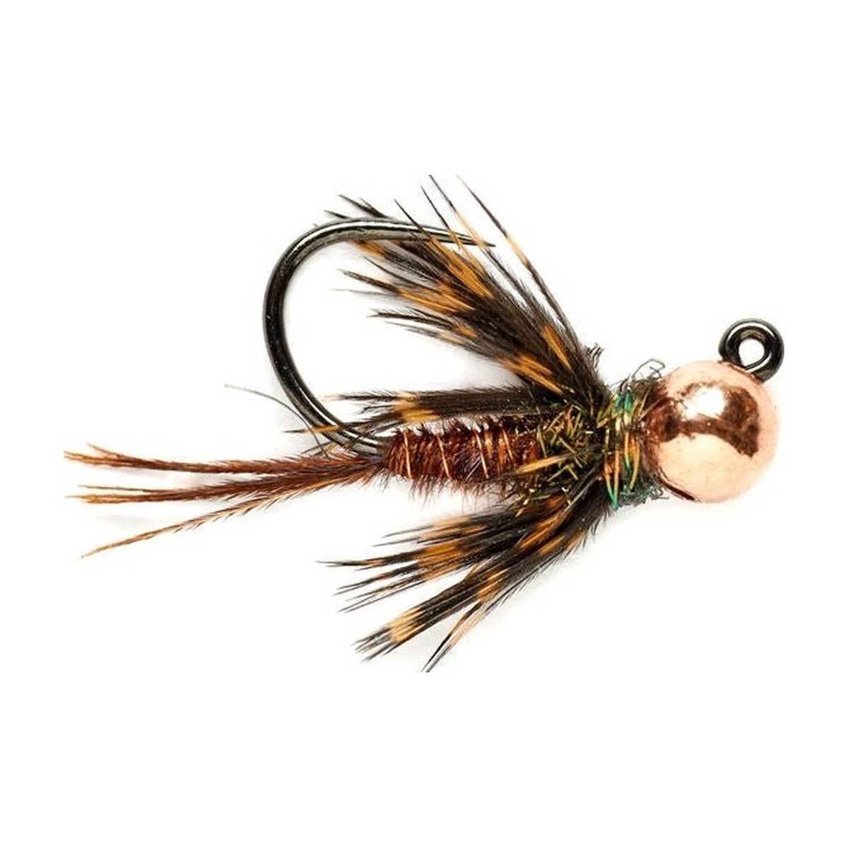 Soft Hackle Pheasant Tail Jig - Barbless