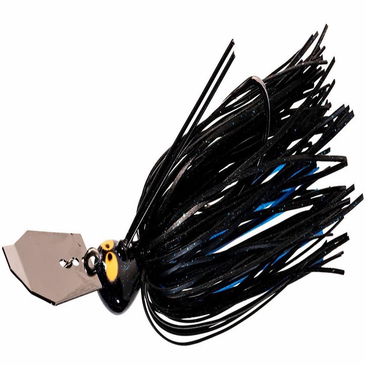 Z-Man Fishing 1/2oz CrossEyeZ ChatterBait (Black/Blue)