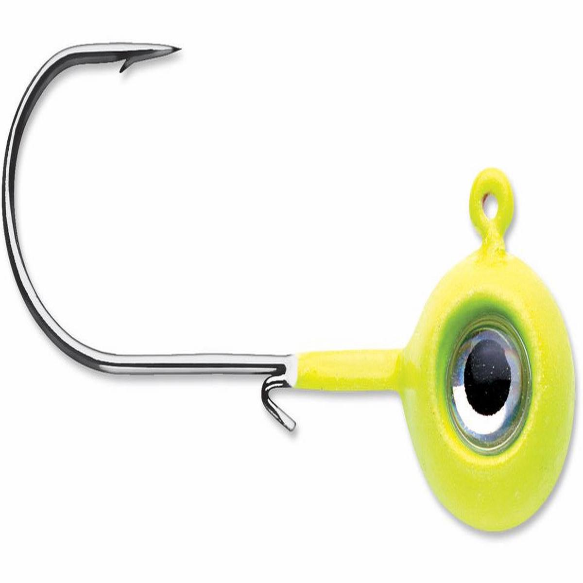 VMC 3/8oz Neon Moon Eye Jig (Chartreuse)