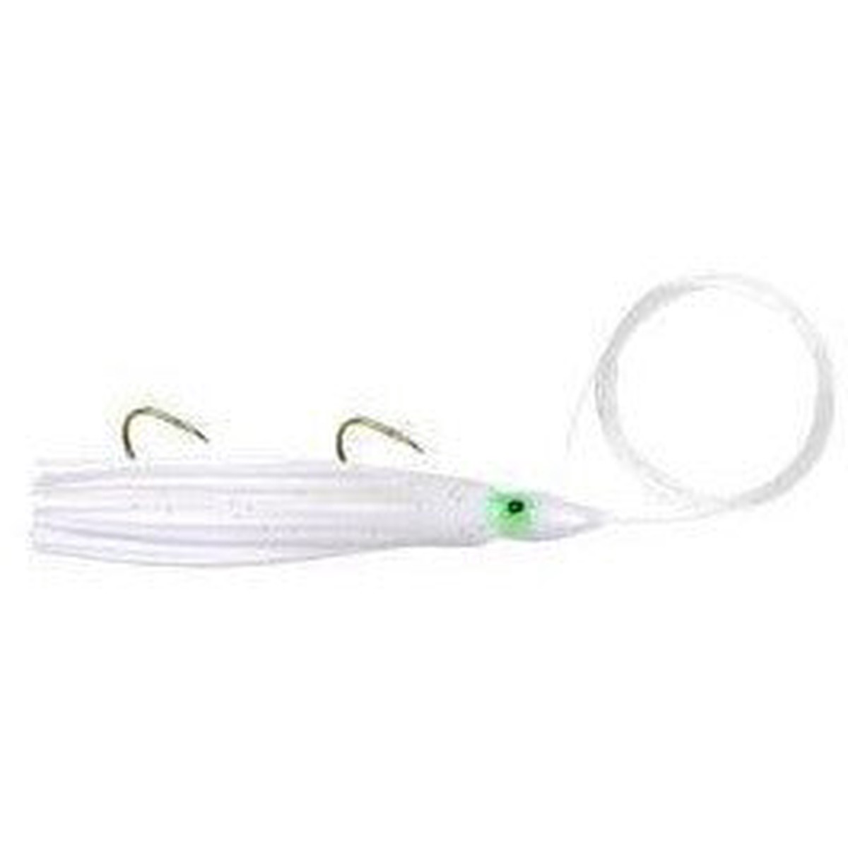 Danielson Squid Rigged SQDR45111 4.5" Glow White w/Green Eye Qty 1