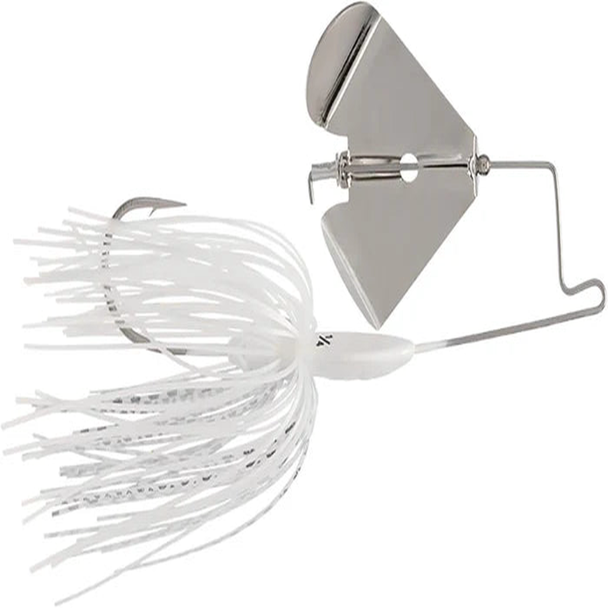 Buckeye Lures 1/7oz Buzzerk Buzzbait (White w/ Nickel Blade)
