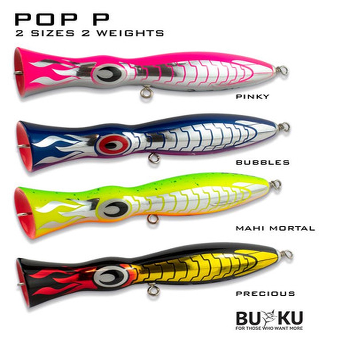 Buku Pop P 190mm Popper *CLEARANCE*