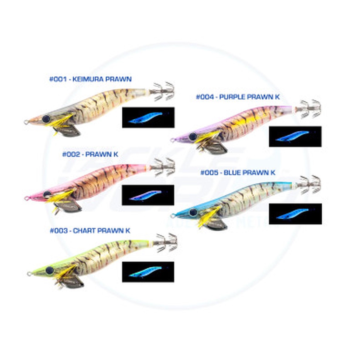Shimano Sephia Clinch JDM Shrimp Series Squid Jig 3.5 *Clearance*
