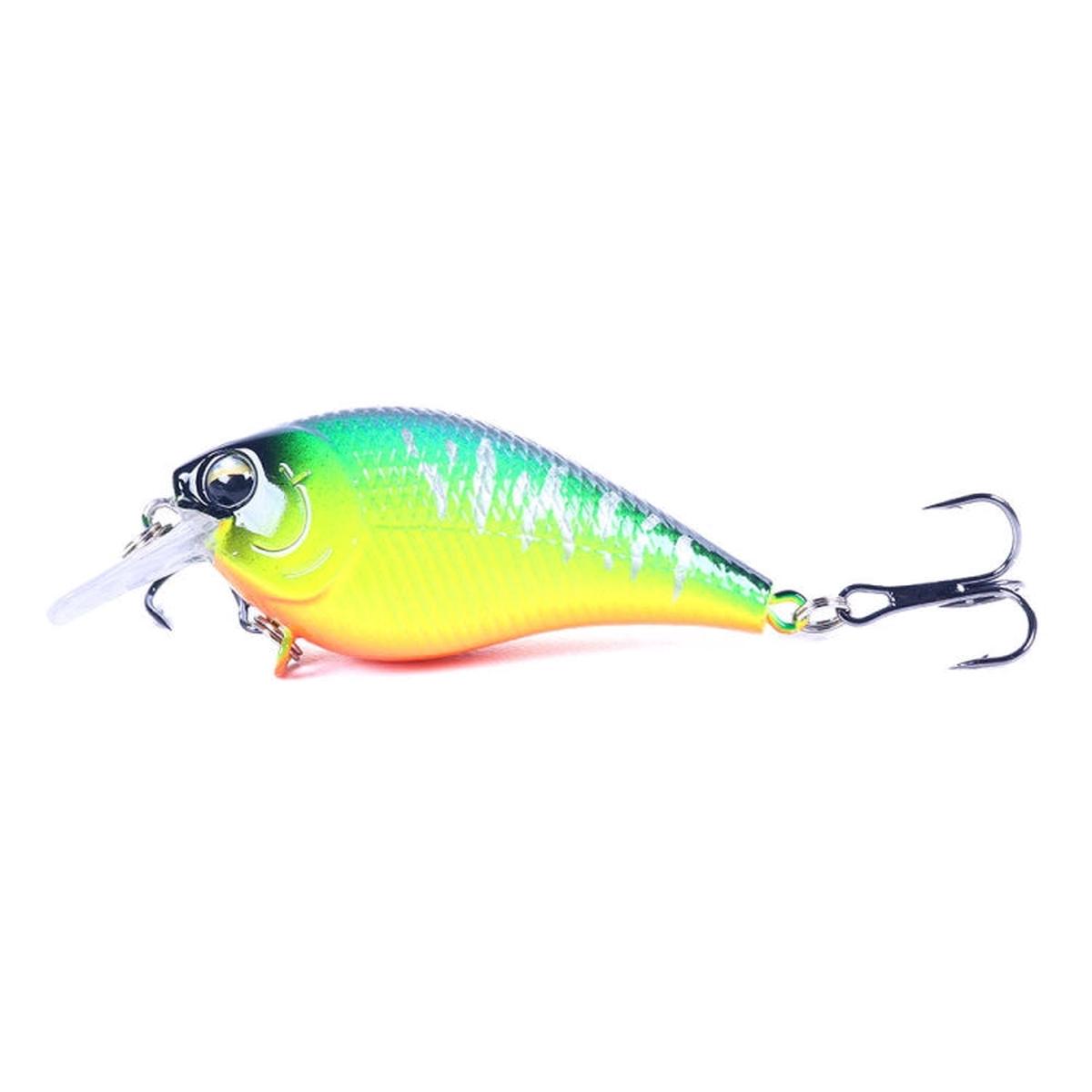 HENGJIA CB060 Esca 7cm 9.5g VIB Rock Little Fatty Escae Falsae Natantes, 1, 2, 3, 4, 5, 6, 6 Colores, 6 Colores In Capsa