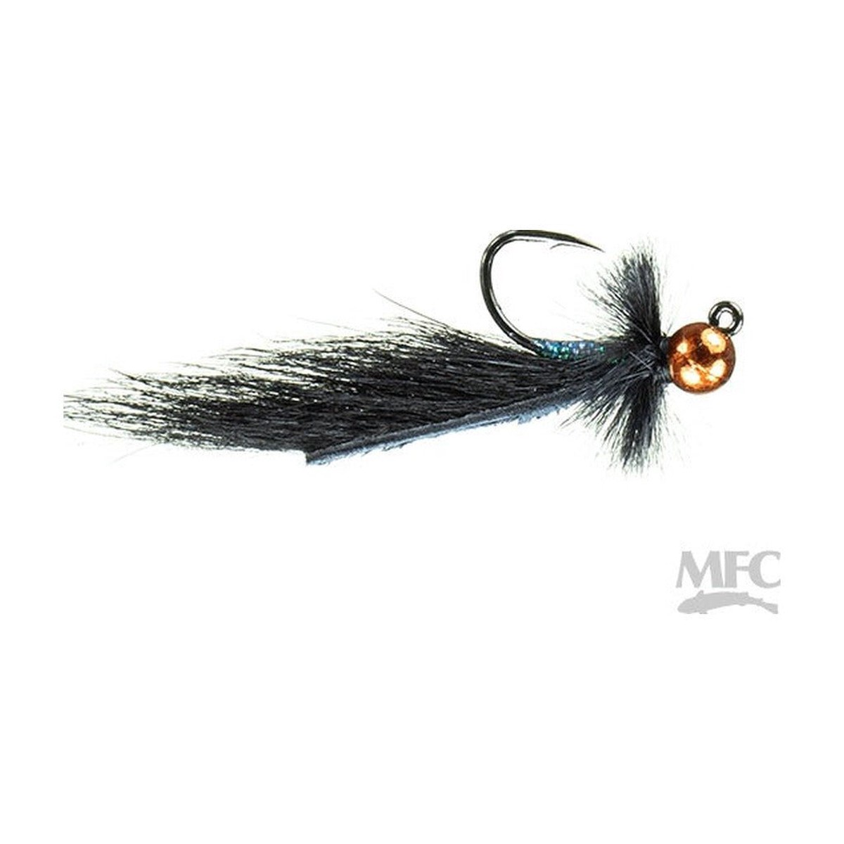 Mayer's Jig Mini Leech Lucent - Black/Orange
