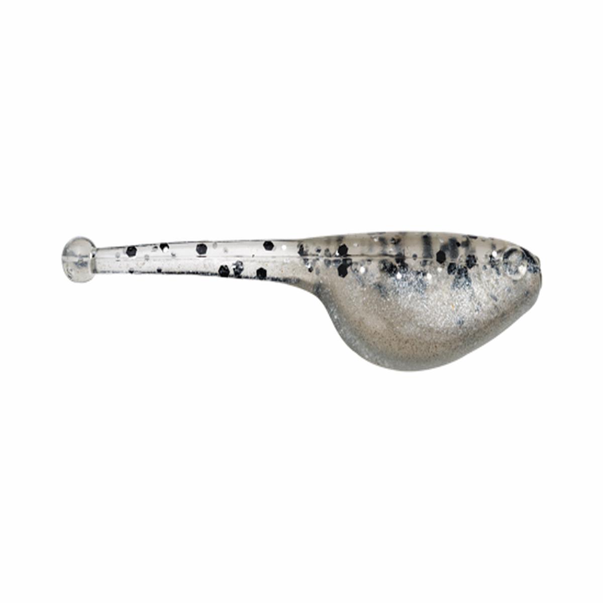 Strike King Mr. Crappie Shadpole Soft Swimbait (Salt & Pepper)