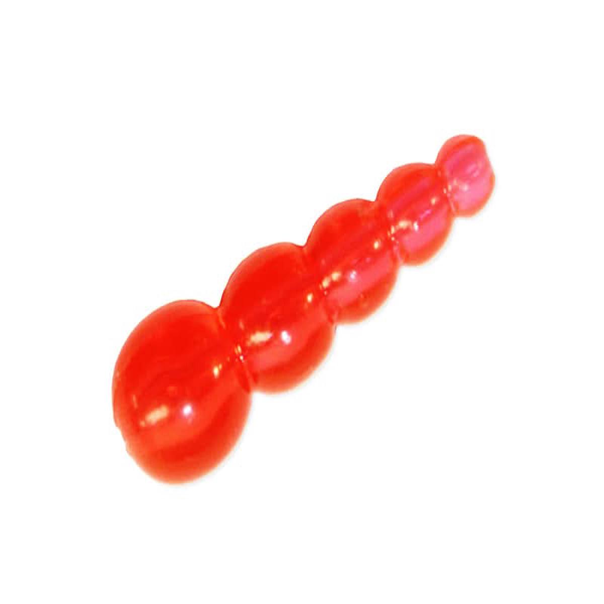 Wedding Ring Tapered Beads Size 1 Florescent Red/Orange