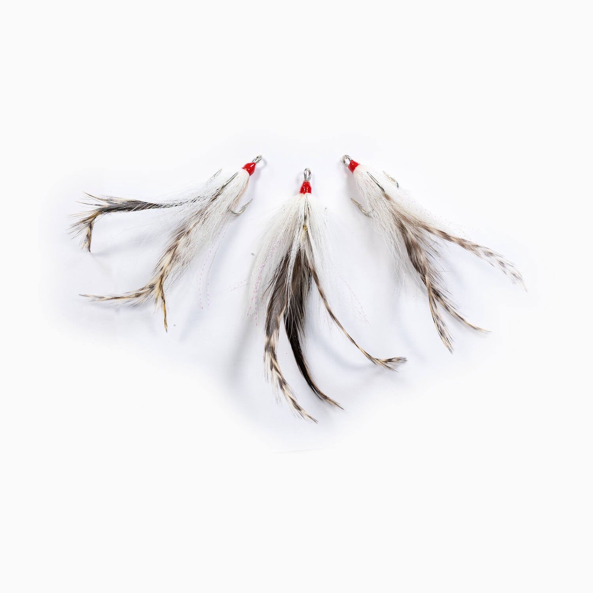 Striper Gear Buck Tail Treble Teasers w/ Feather
