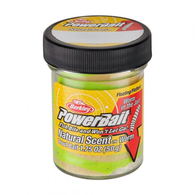 PowerBait Natural Scent Trout Bait | Worm | Model #BTWTQL2