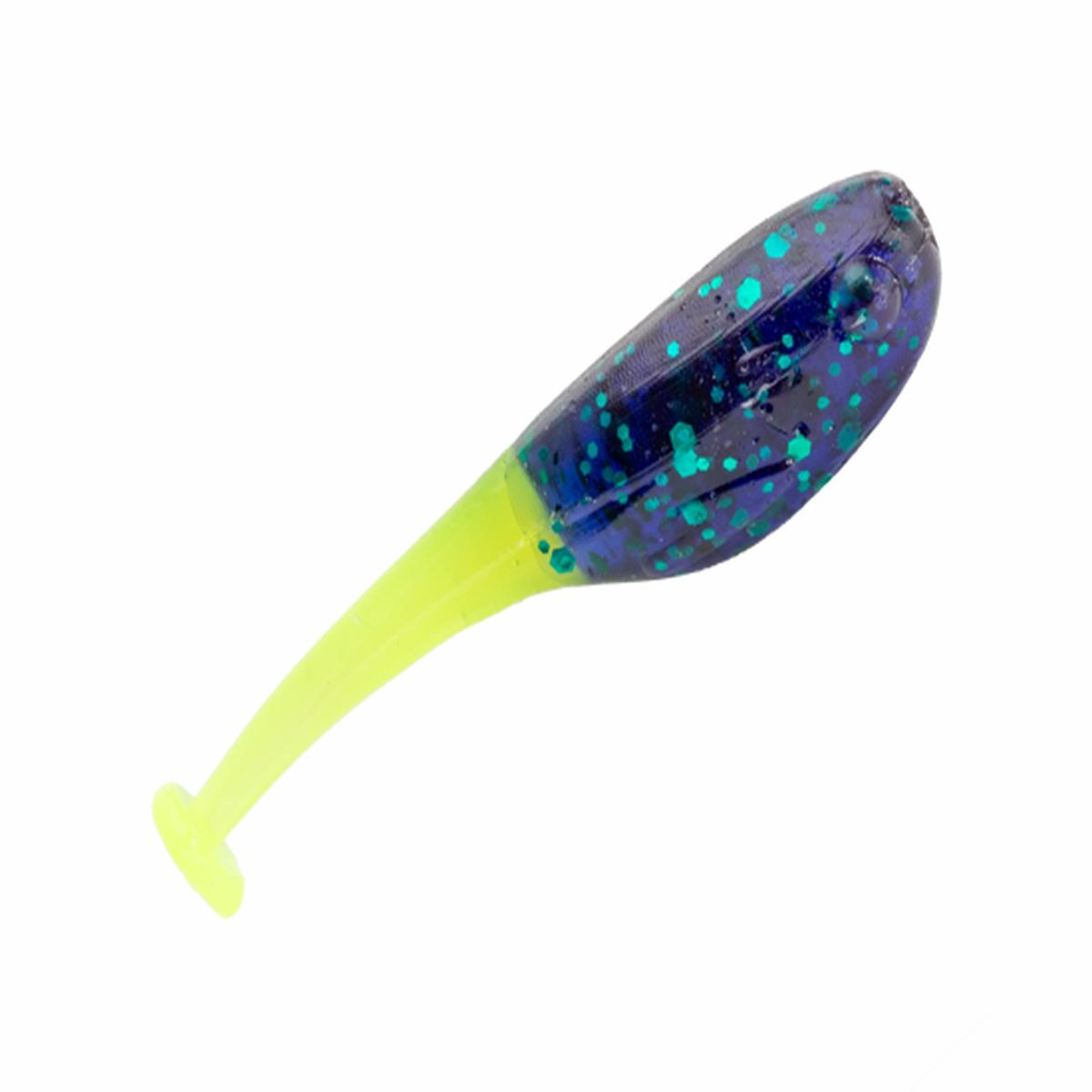 Strike King Lil' Suck'r 1.5" (Junebug Chartreuse)