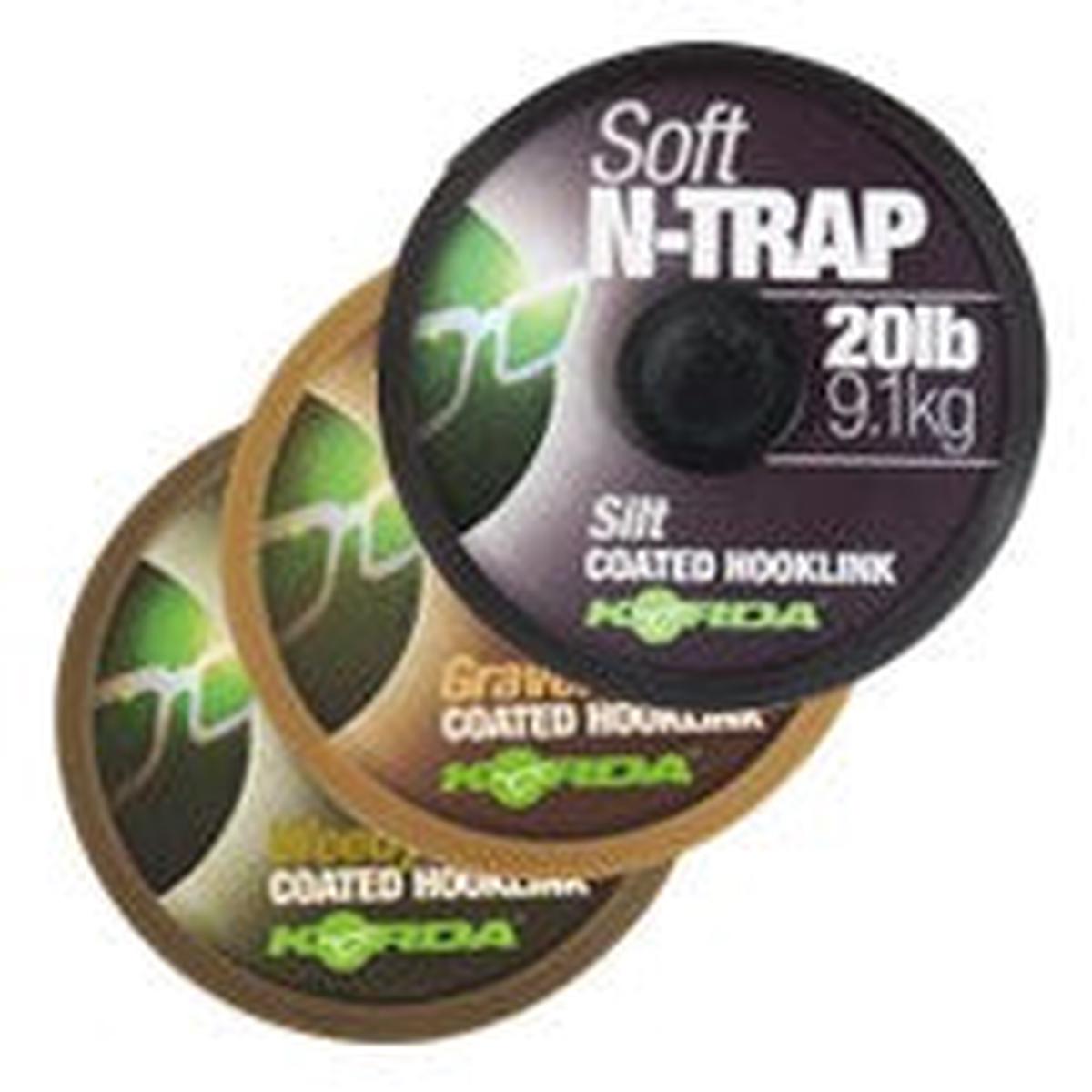Korda N-Trap Weedy Green Soft Coated Braid Hook Link