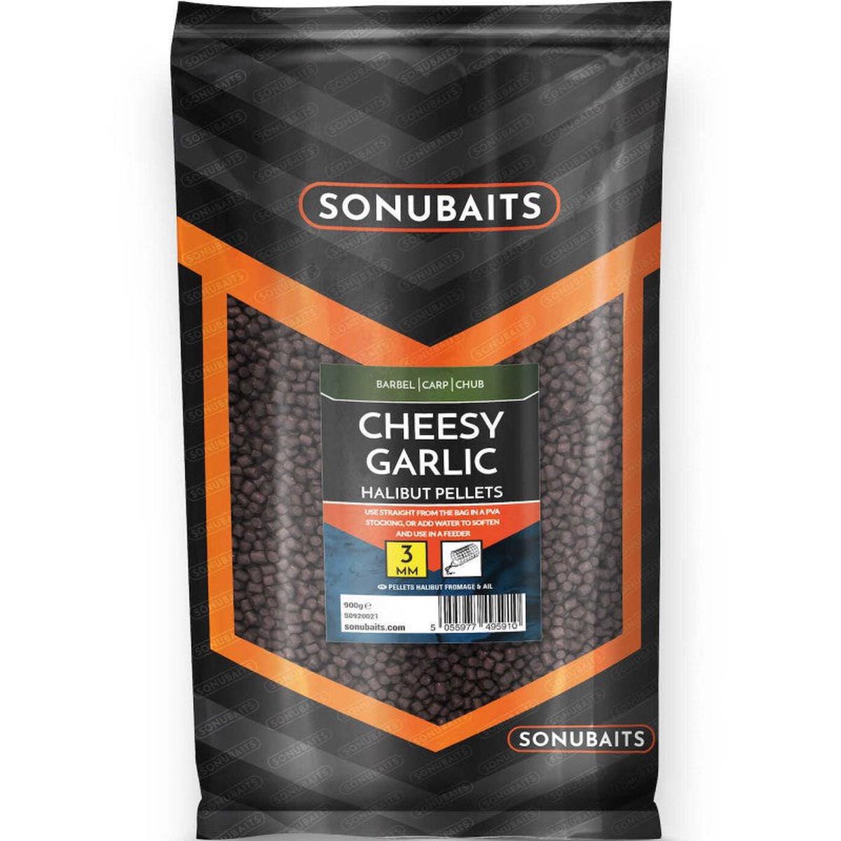 Sonubaits Cheesy Garlic Halibut Pellets 900g