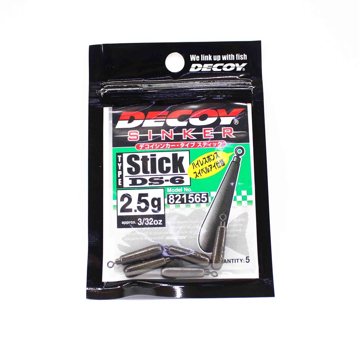 Decoy DS-6 Sinker Stick Size 2.5 grams (1565)