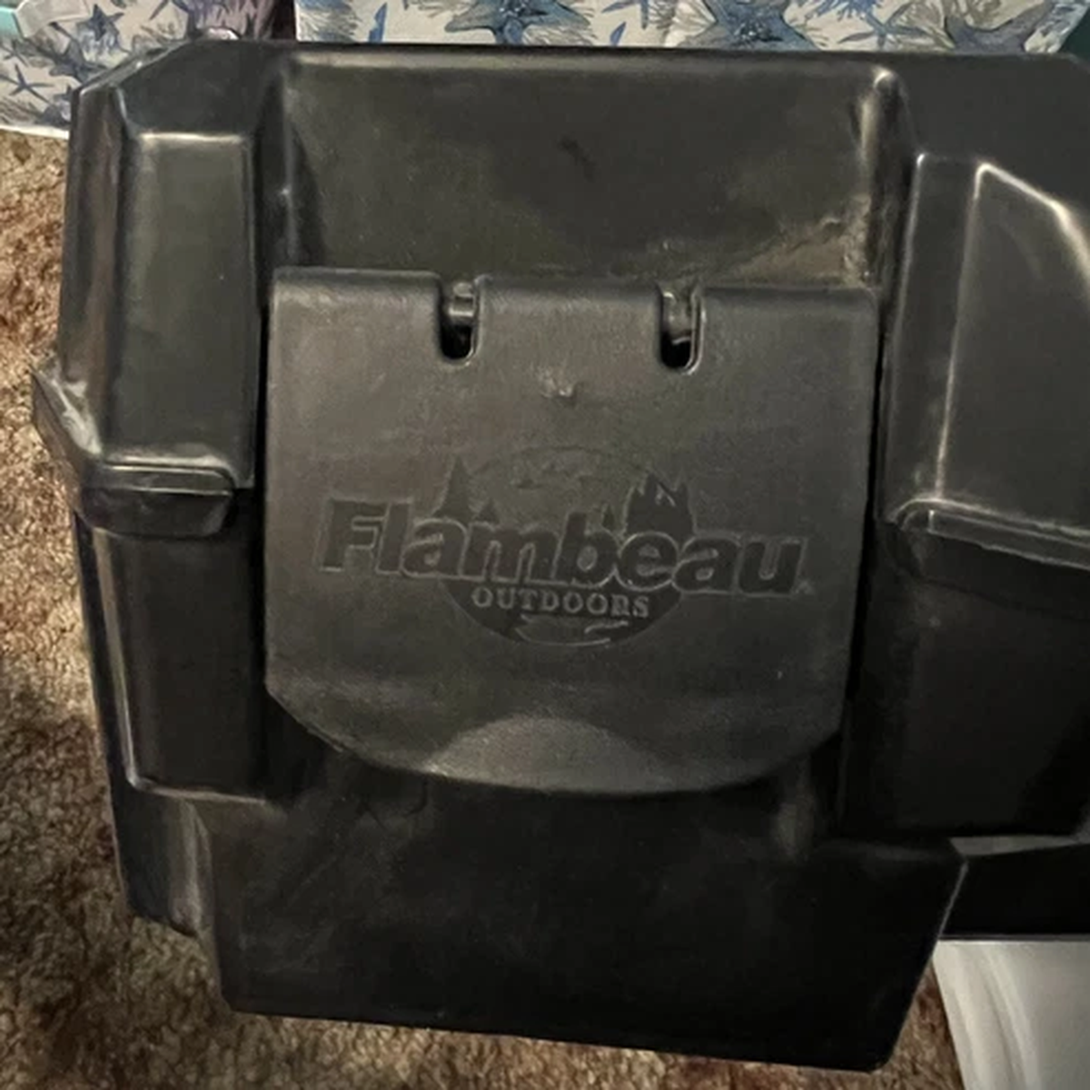 Flambeau Outdoors Hard Black Storage Box