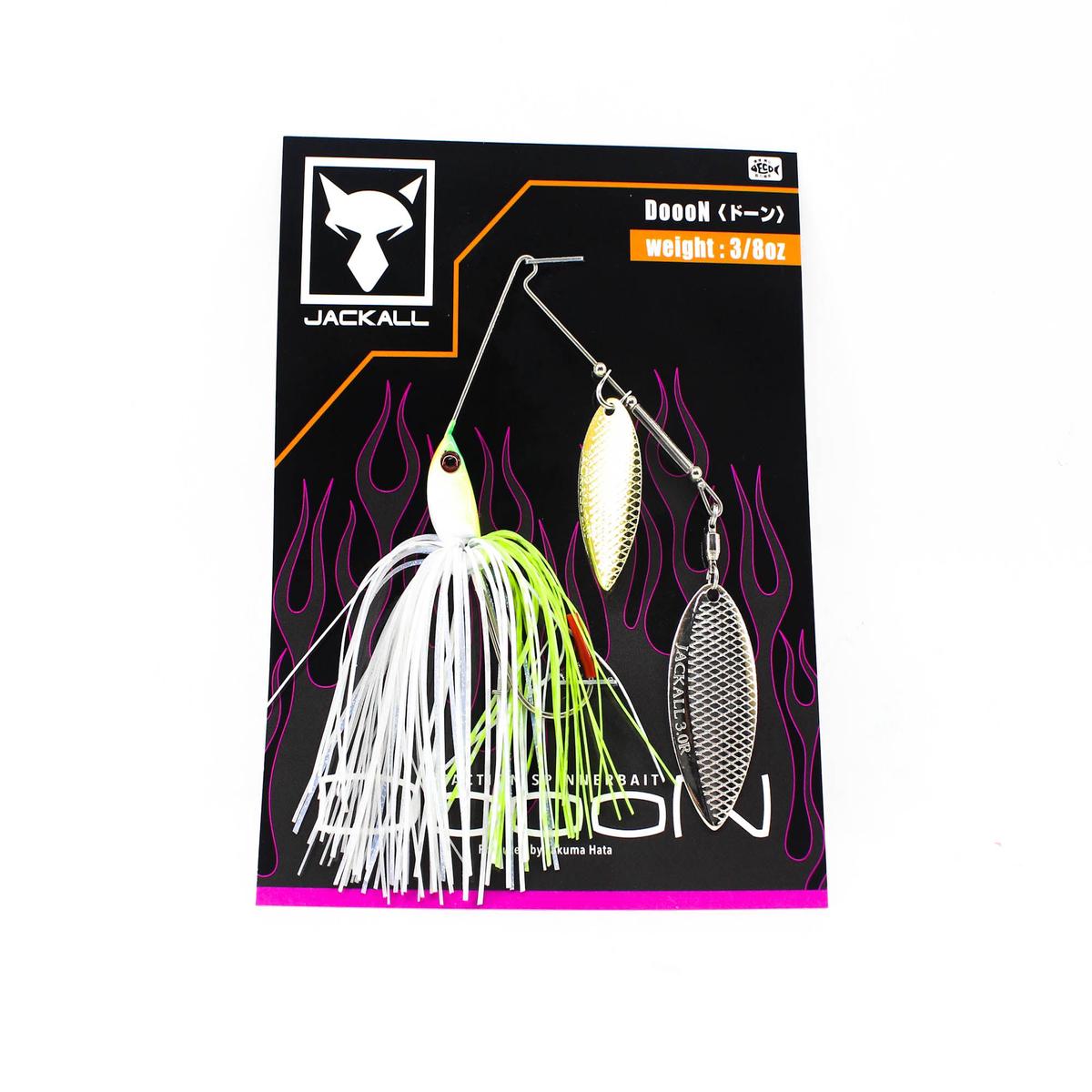 Jackall Spinner Bait Lure Doon 3/8 oz Chart Back White (0999)