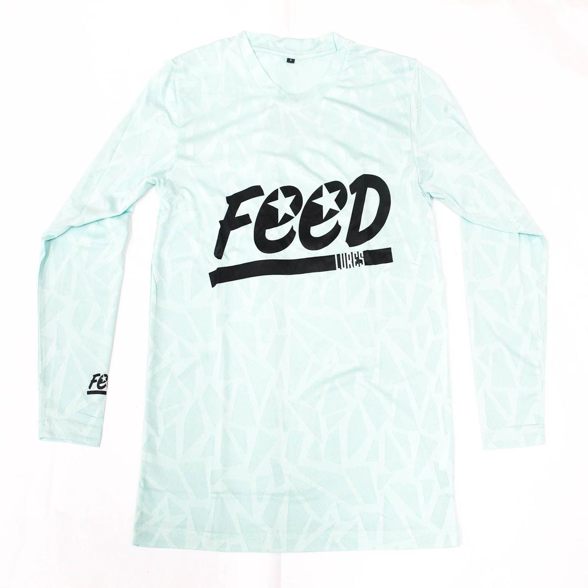 Feed T-Shirt Dry Fit Long Sleeve Size 3XL Reef Turquoise (2169)